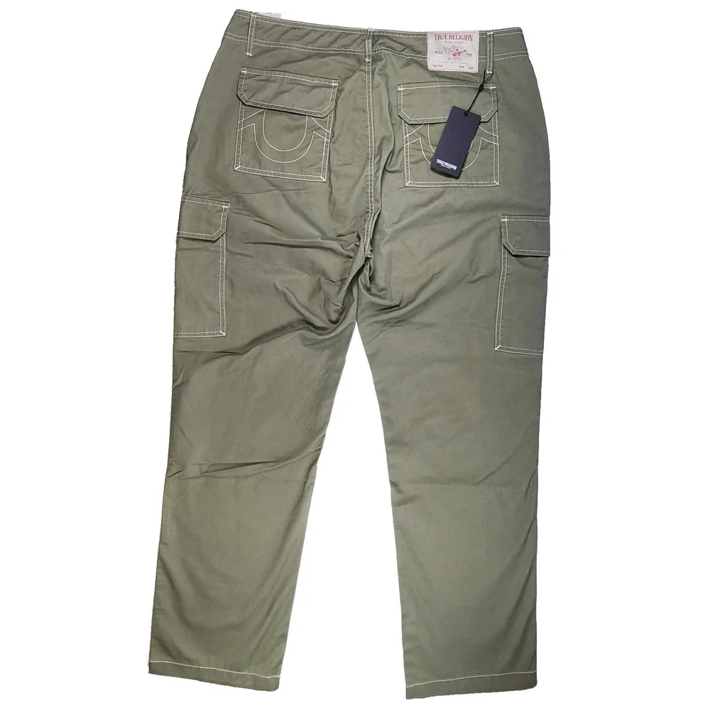 True Religion Men's Cargo Pants Workwear Utility‎ Streetwear Size 38 NWT